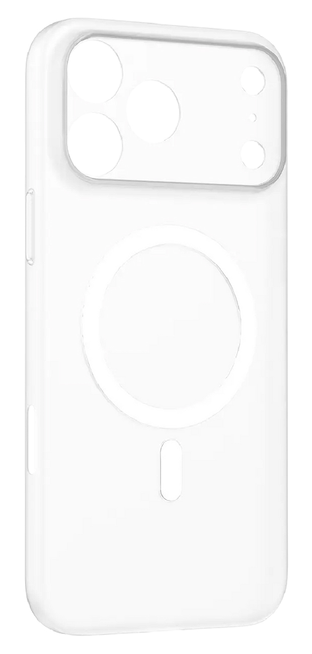 كفر FORM Lite لايفون 17 برو ماكس من Momax / يدعم MagSafe / ضد الطيحات / شفاف مطفي