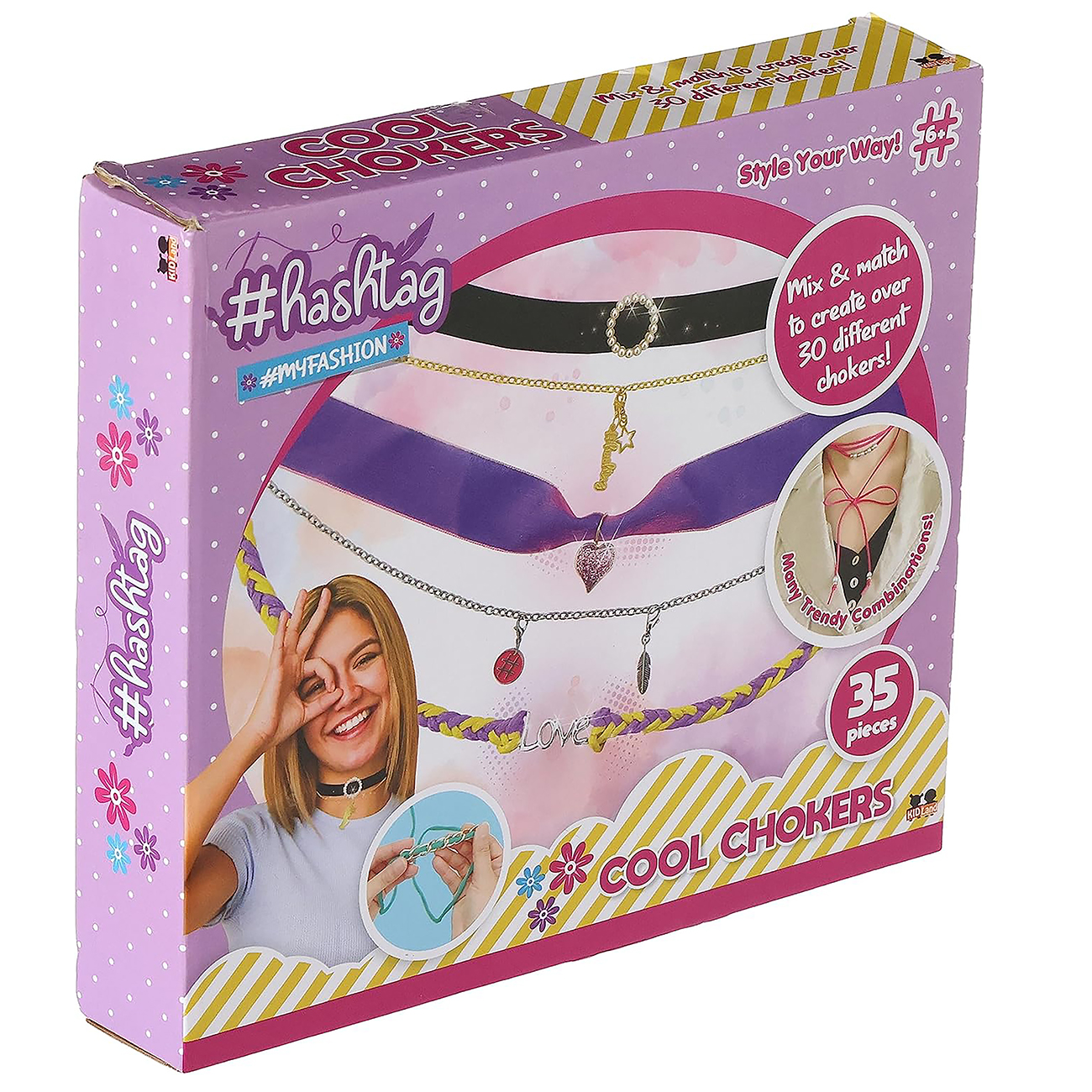 عقود تشوكر MyFashion / حزمة من 35 قطعة