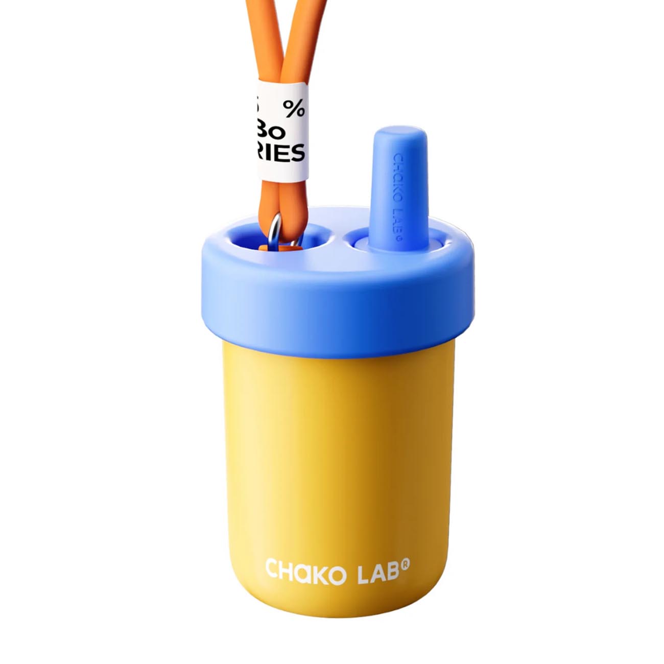 ChakoLab BoBo Thermos Bottle / 485 ml Capacity / Keeps Drinks Hot & Cold / Lemon