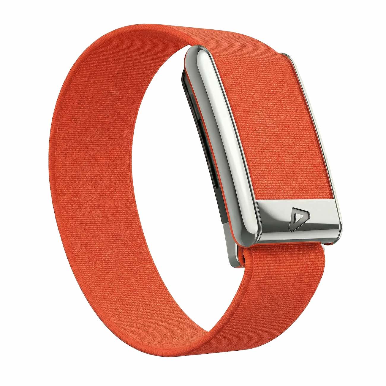 Dash Strap For Whoop 5 / Waterproof / Orange with Shiny Silver Frame