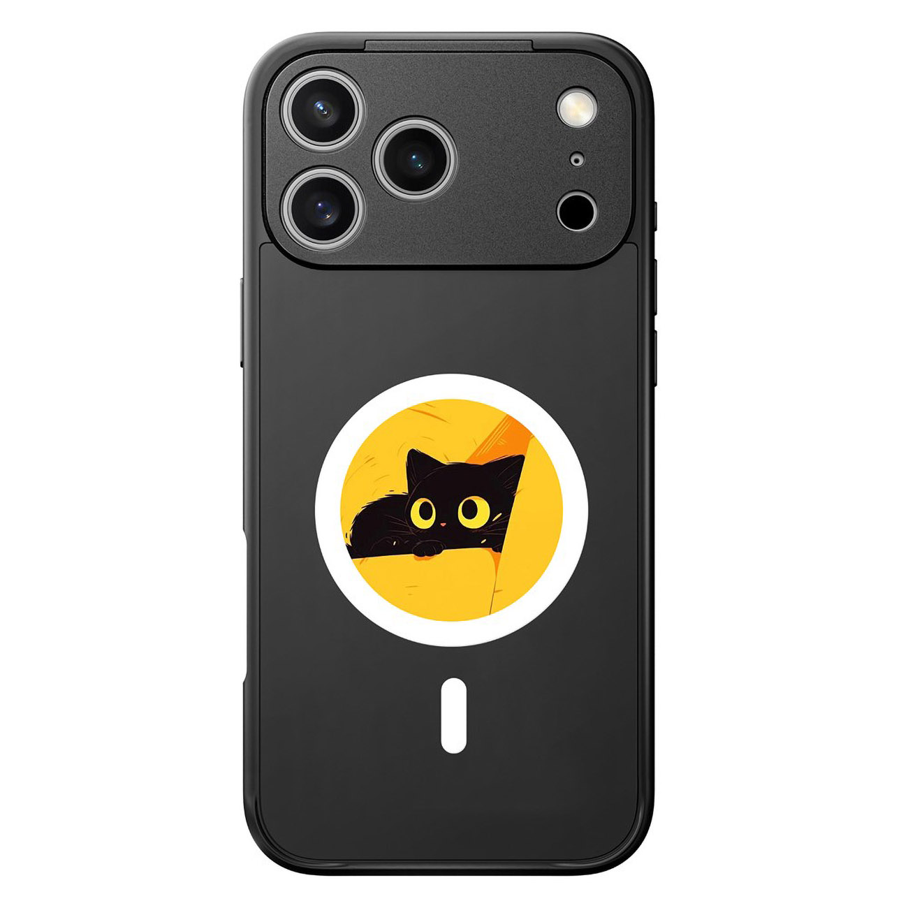 NFC Case for iPhone 17 Pro Max / MagSafe E-Ink Display / App Control / Black