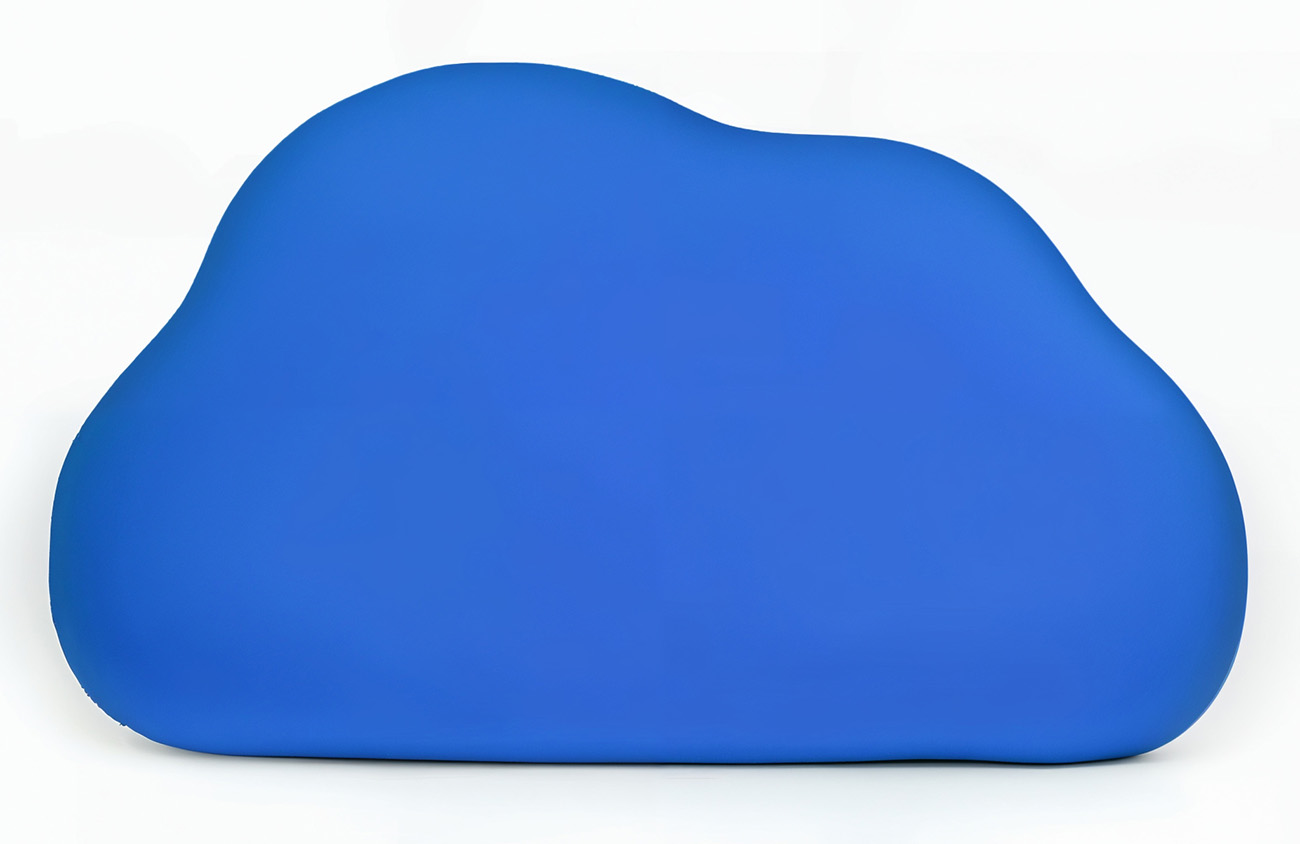 غطاء وسادة Blando Cloudy الصحية للاطفال / قطن ناعم / لون Sky Blue