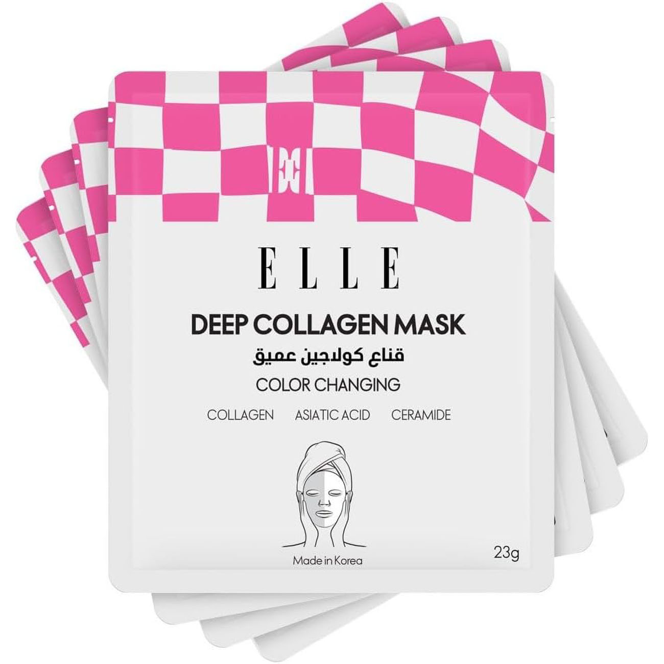 Elle Deep Collagen Mask / Pack of 4