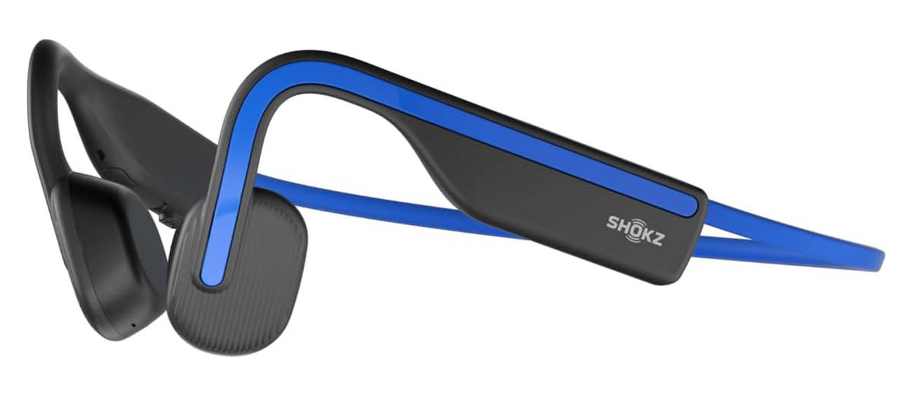 Shokz OpenMove Sports Headphones / Wireless / Water-Resistant / Sleek & Practical Design / Blue