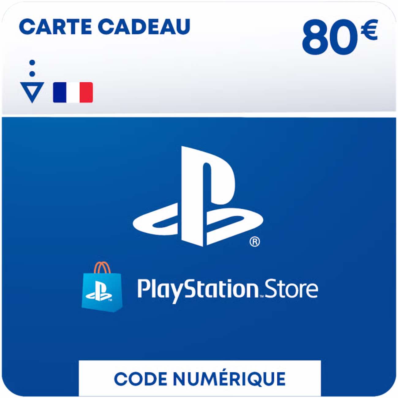 Playstation France Store / 80 Euro / Digital Card