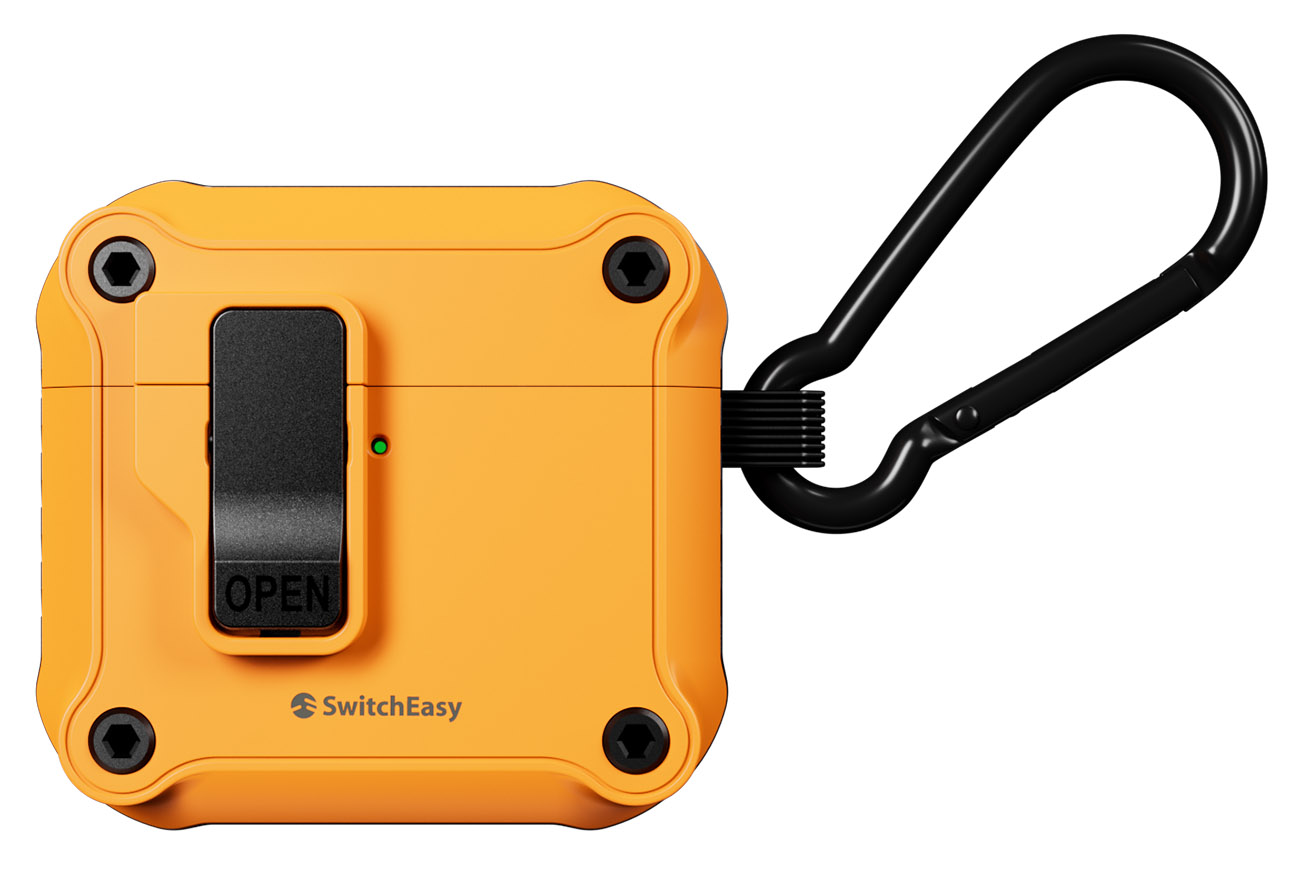 كفر SwitchEasy Rugged لسماعة ابل AirPods 4 / يحمي من الطيحات / اصفر
