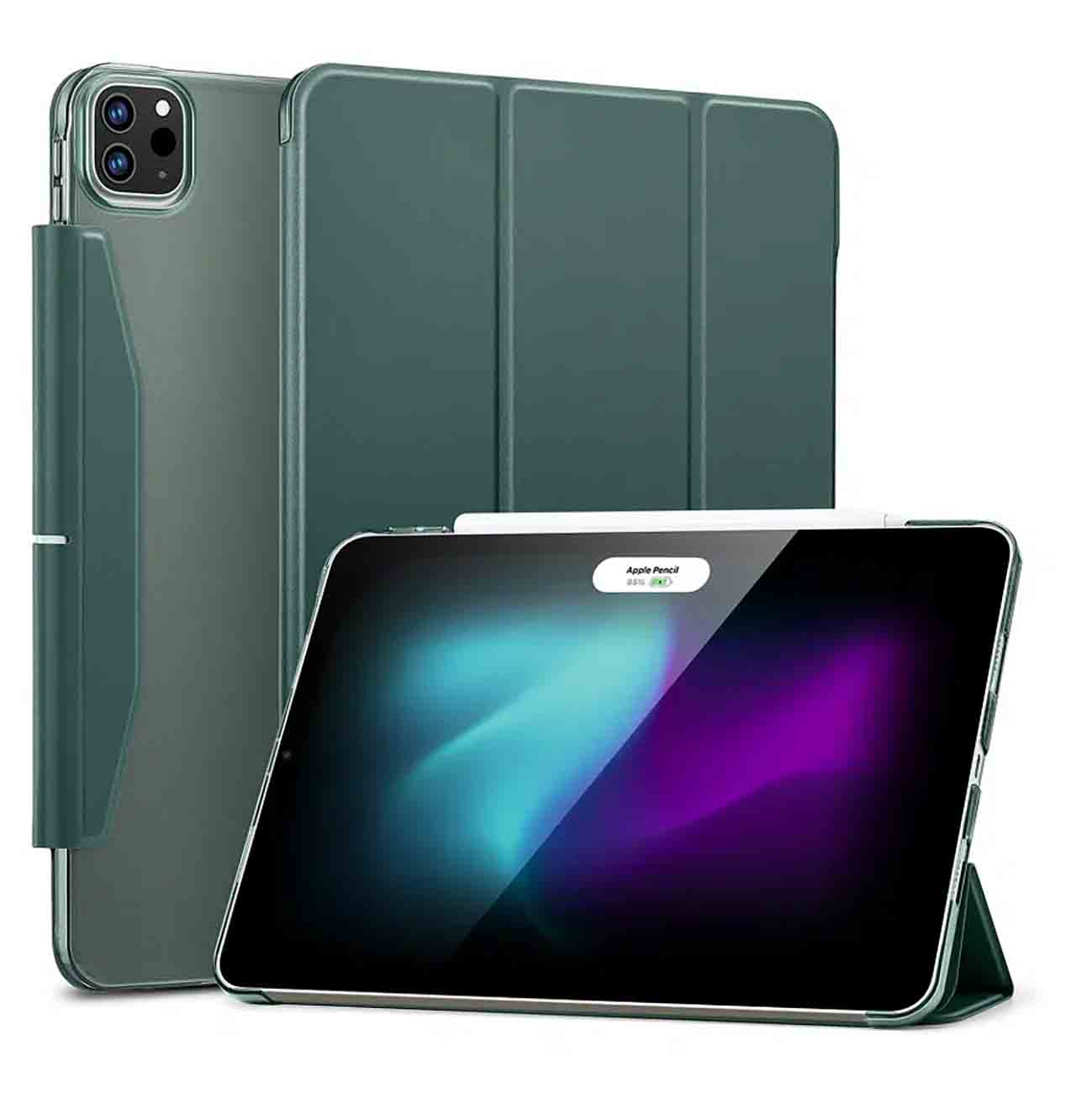 ESR Ascend Trifold Case for iPad Pro 13 inch / Built-in Stand / Drop Protection / Frosted Green