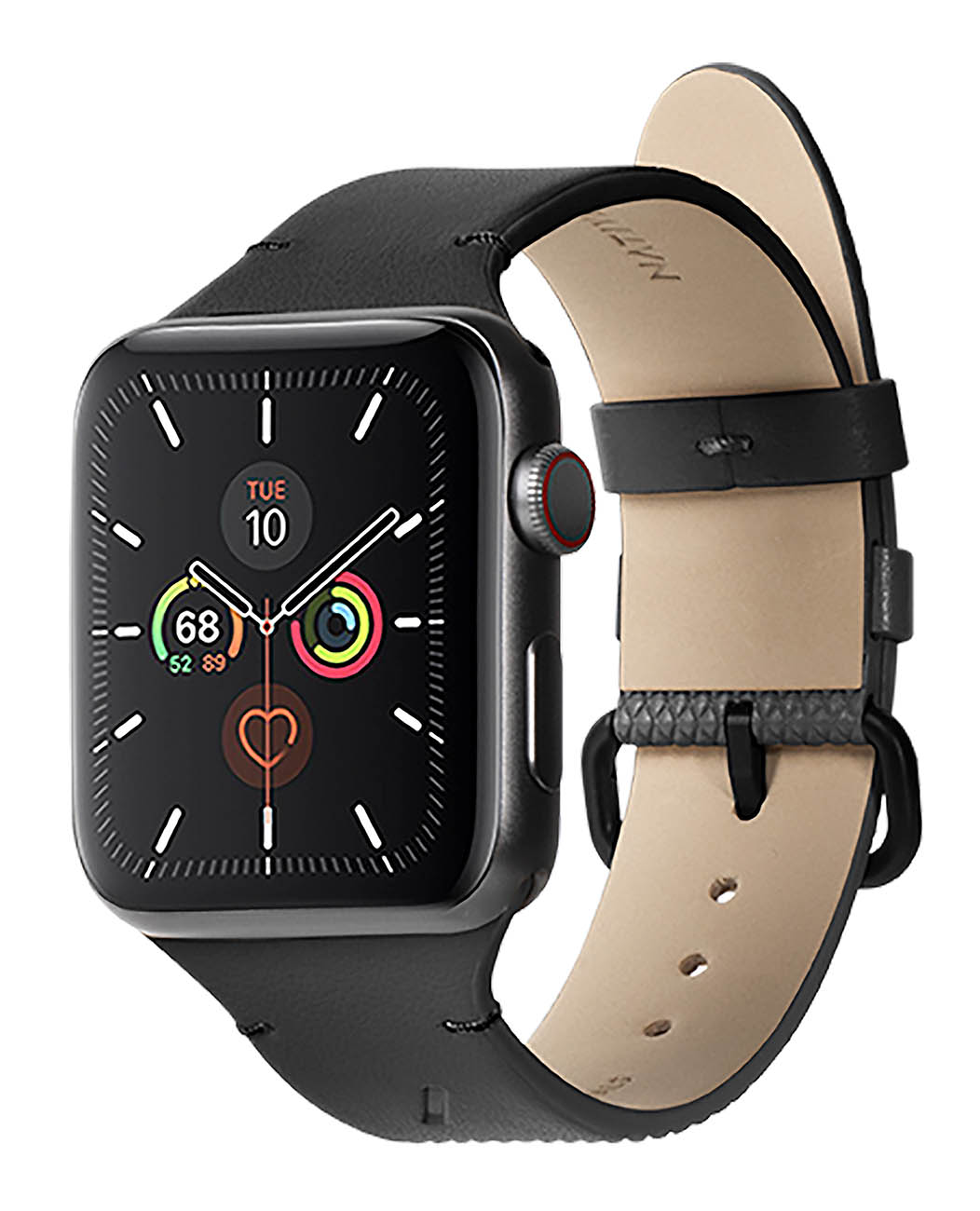 Native Union Re Classic Apple Watch Strap / Size 44 / 45 / 46 / 49 / Premium Leather / Black