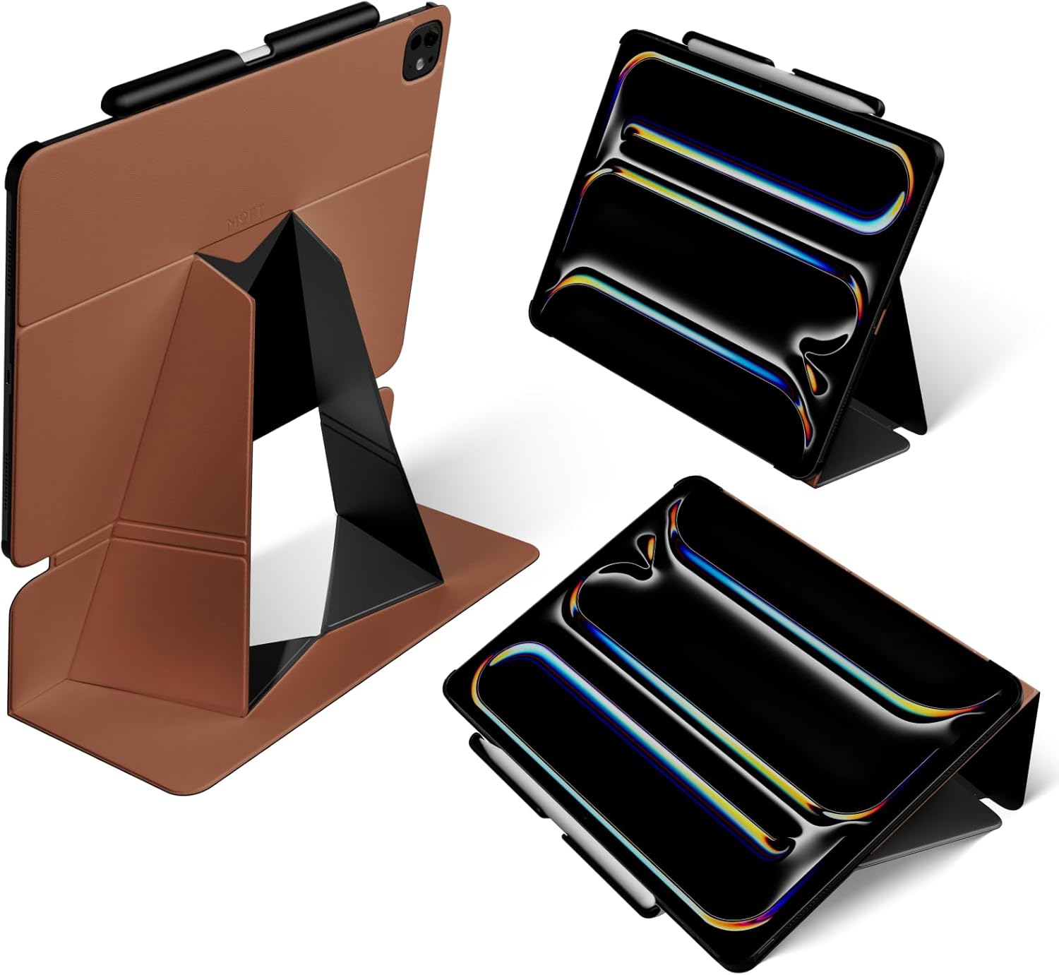 كفر و ستاند موفت Float Folio 2nd Gen لايباد اير 11 انش M2 / مرن يتغير لعدة اشكال / Sienna Brown