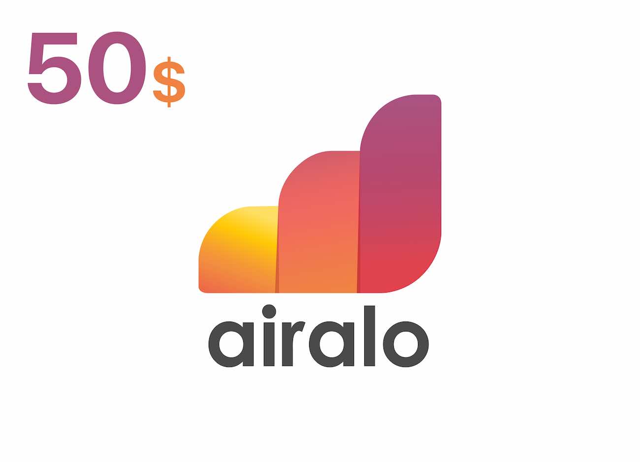 Airalo eSIM App / 50 USD Airmoney / Digital Voucher