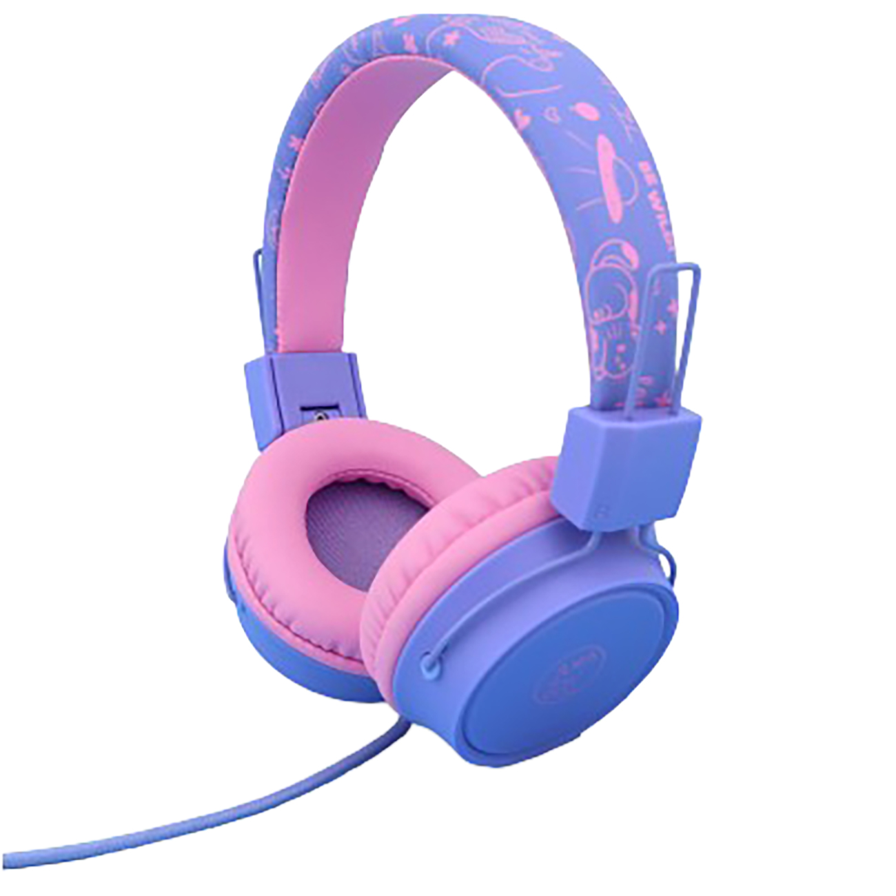 DCU Wired Headphones for Kids / Adjustable Design / Designed to Protect Children’s Hearing / Purple