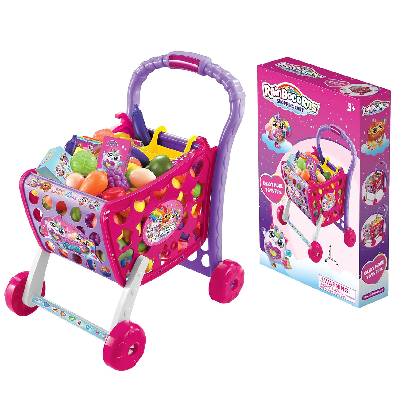 Rainbocorns Kids Shopping Cart Toy