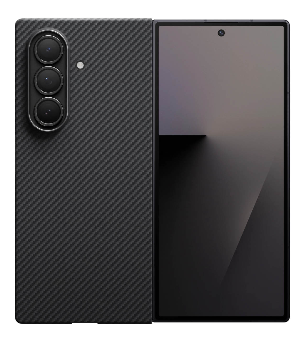 PITAKA Case for Samsung Galaxy Z Fold7 / Supports MagSafe / Slim & Lightweight / Black & Grey