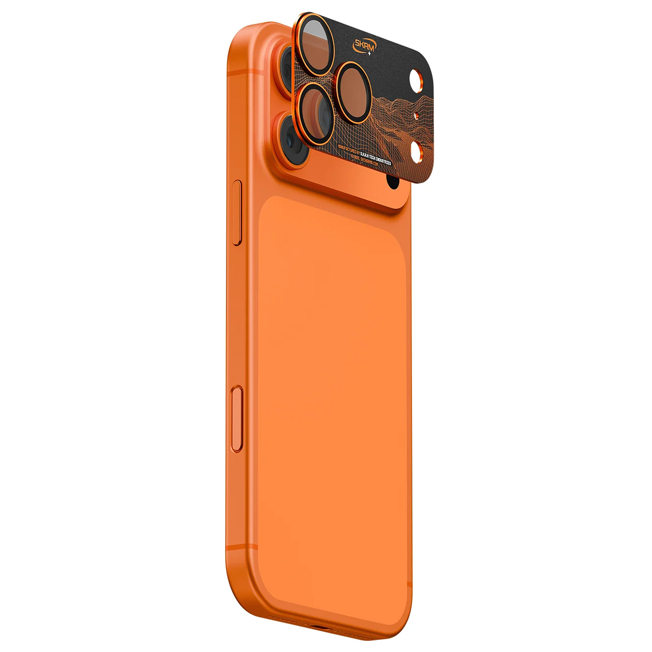 SKINARMA Lens Protector for iPhone 17 Pro / Full Coverage / Scratch & Drop Protection / Orange