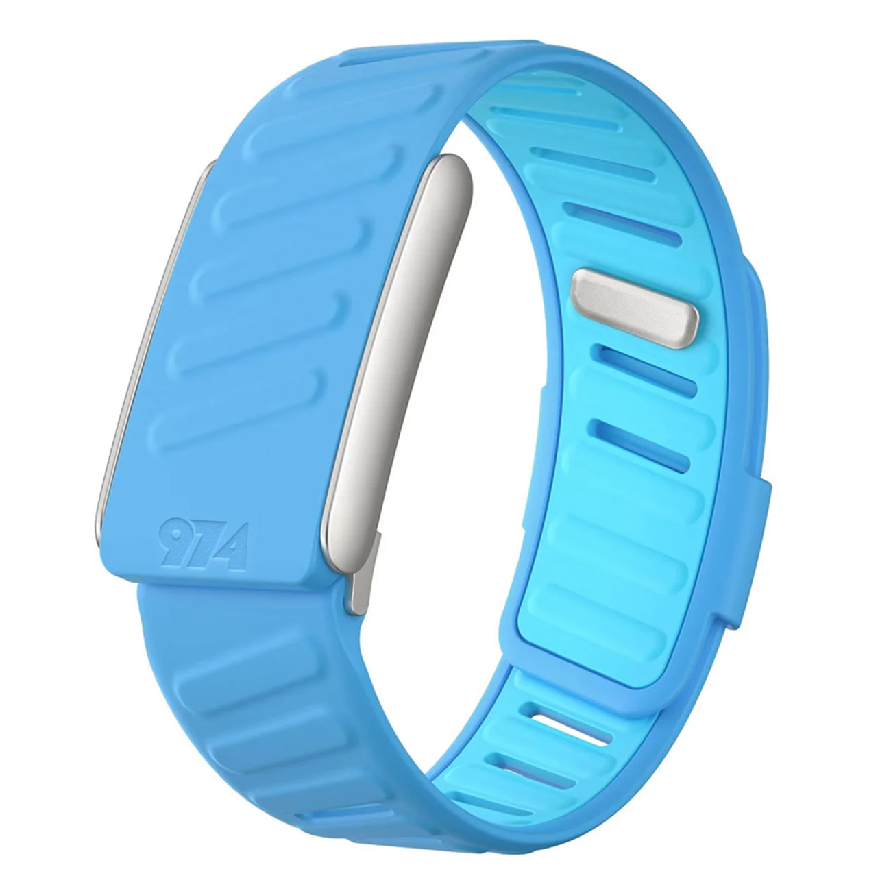 974Bands Strap Compatible with Whoop 5 / Soft Silicone / Water-Resistant / Baby Blue