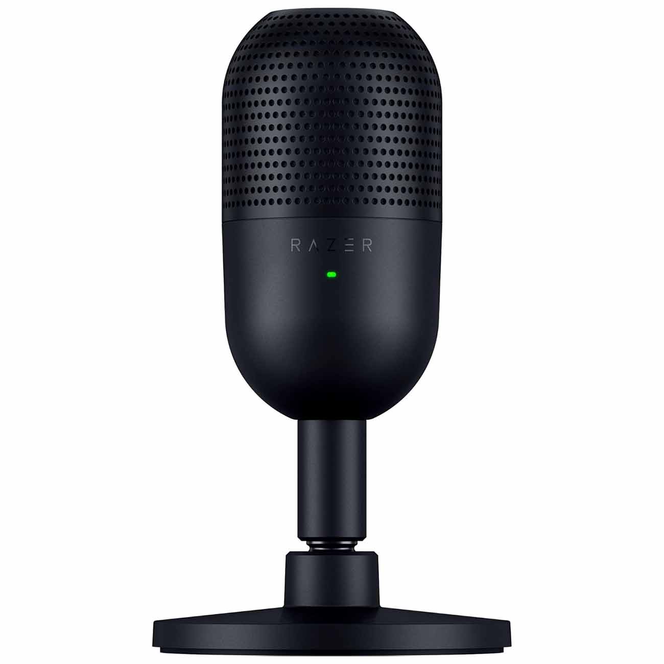 ايك Seiren V3 من Razer / حجم ميني / مع إضاءة LED / صوت عالي الوضوح / اسود