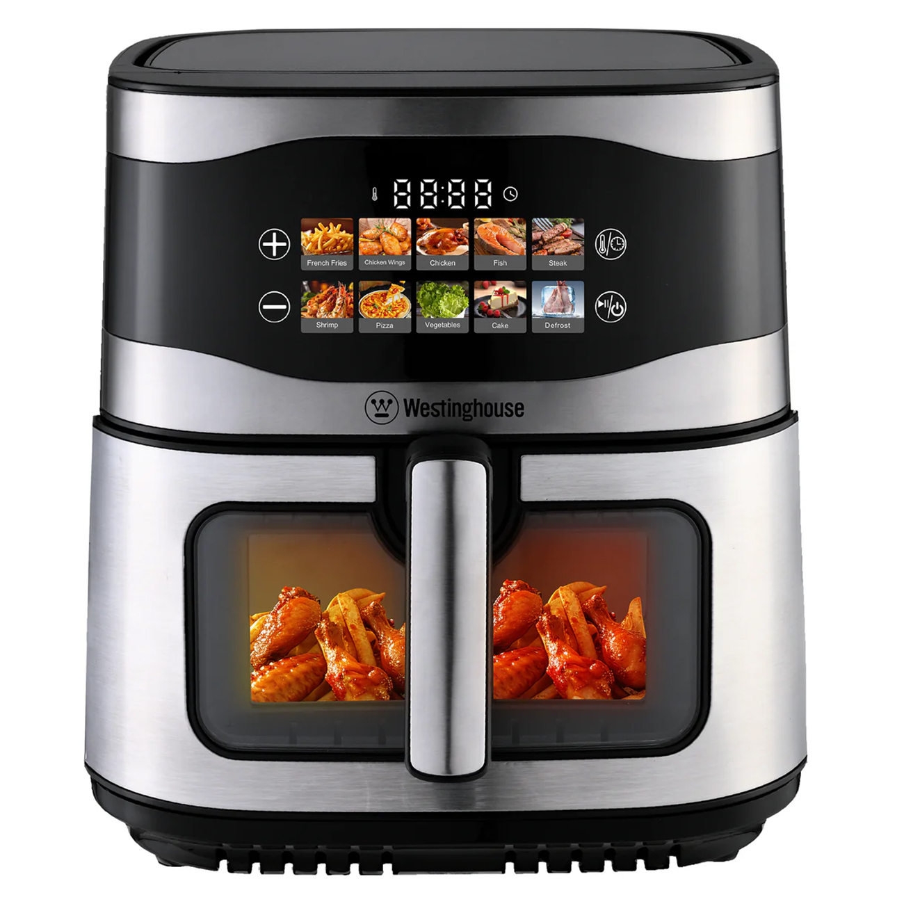 Westinghouse Digital Air Fryer / 9L Capacity / 1800W Power / Touch Screen / Modern Glass Design