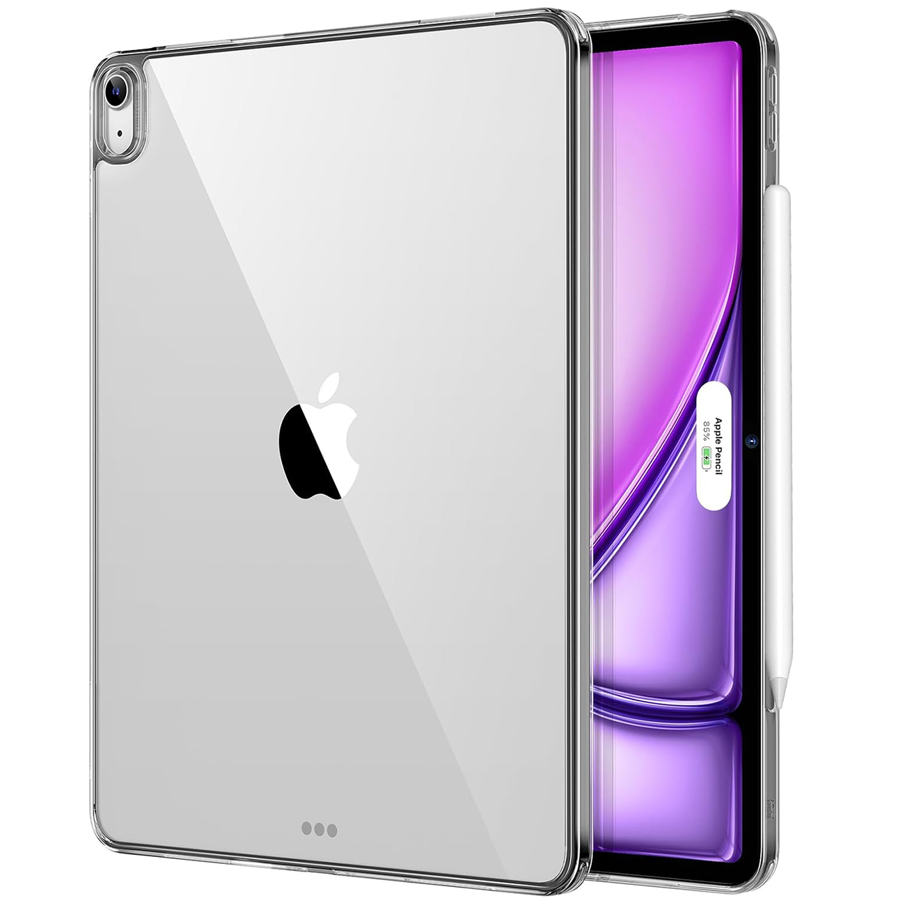 ESR Classic Hybrid Case for iPad Air 13-inch 2025 / Drop-Resistant / Slim / Clear Black