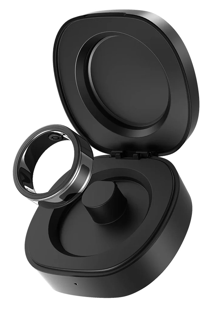 Momax Smart Health Tracking Ring / Size 10 / Battery-Powered / Phone Control / Water-Resistant