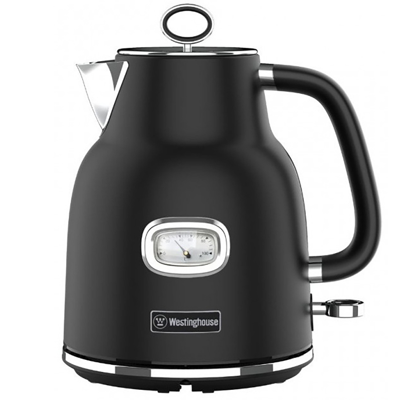 Westinghouse Retro Electric Kettle / 1.7L Capacity / 2200W Power / Classic Design / Black