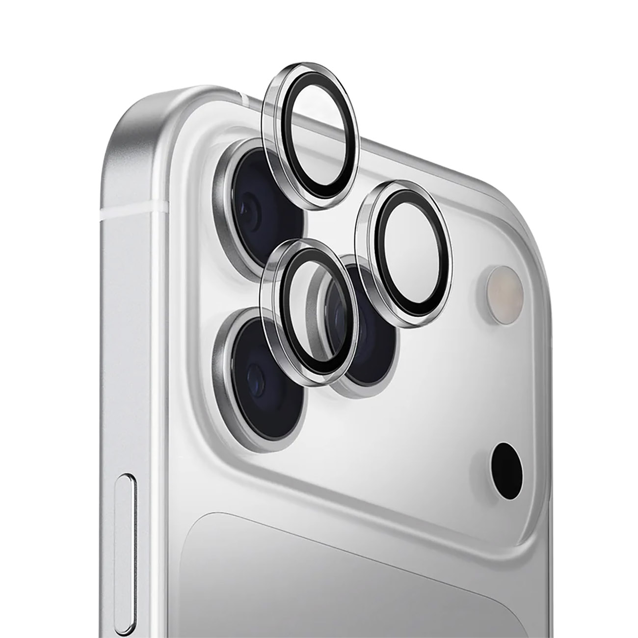 عدسات Optix لحماية الكاميرا من يونيك / تدعم ايفون 17 برو + 17 برو ماكس / شفاف