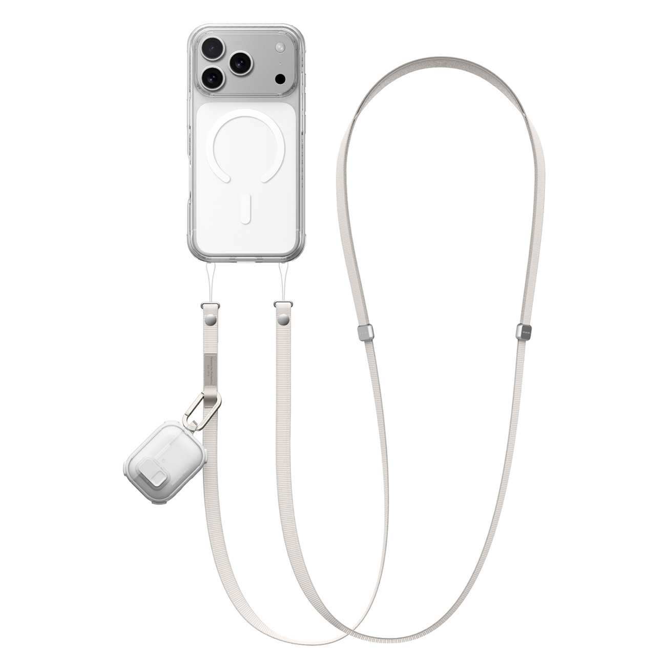 حزام Titan MagStrap من AT / طول متغير / تصميم مغناطيسي / رصاصي 