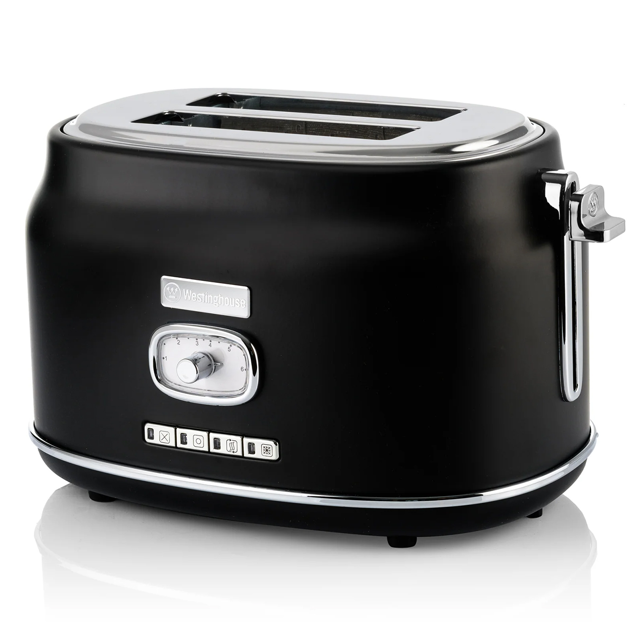 Westinghouse Electric Toaster / 6 Browning Settings / 2 Slice Capacity / Black