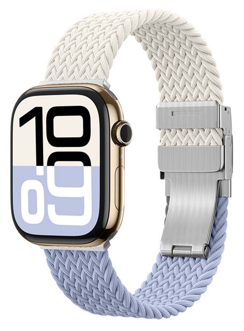 AmazingThing Blend Strap for Apple Watch / Size 38 / 40 / 41 / 42 / Water-Resistant / Ivory Mist