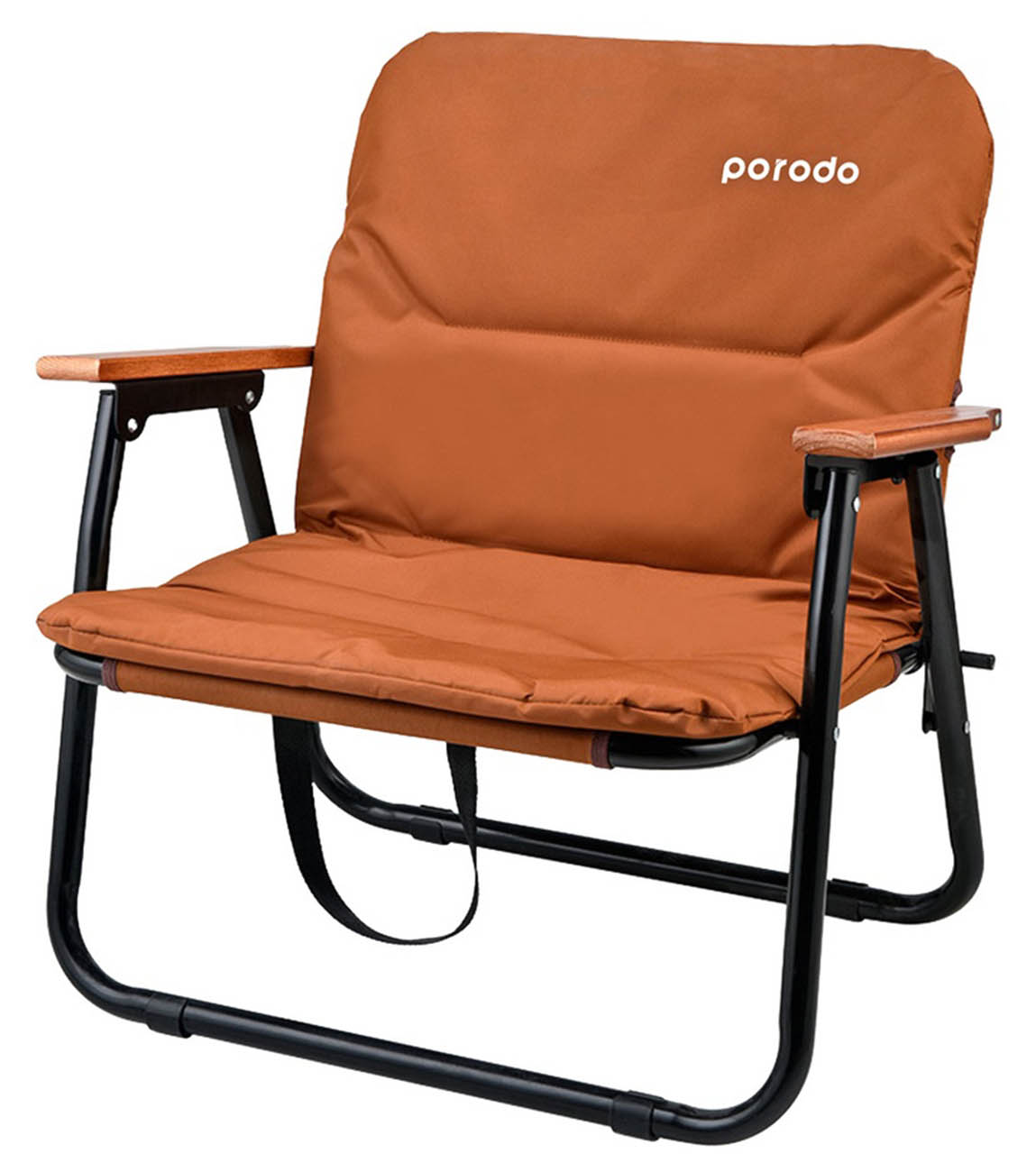 Porodo Foldable Camping Chair / Lightweight / With Wooden Armrest