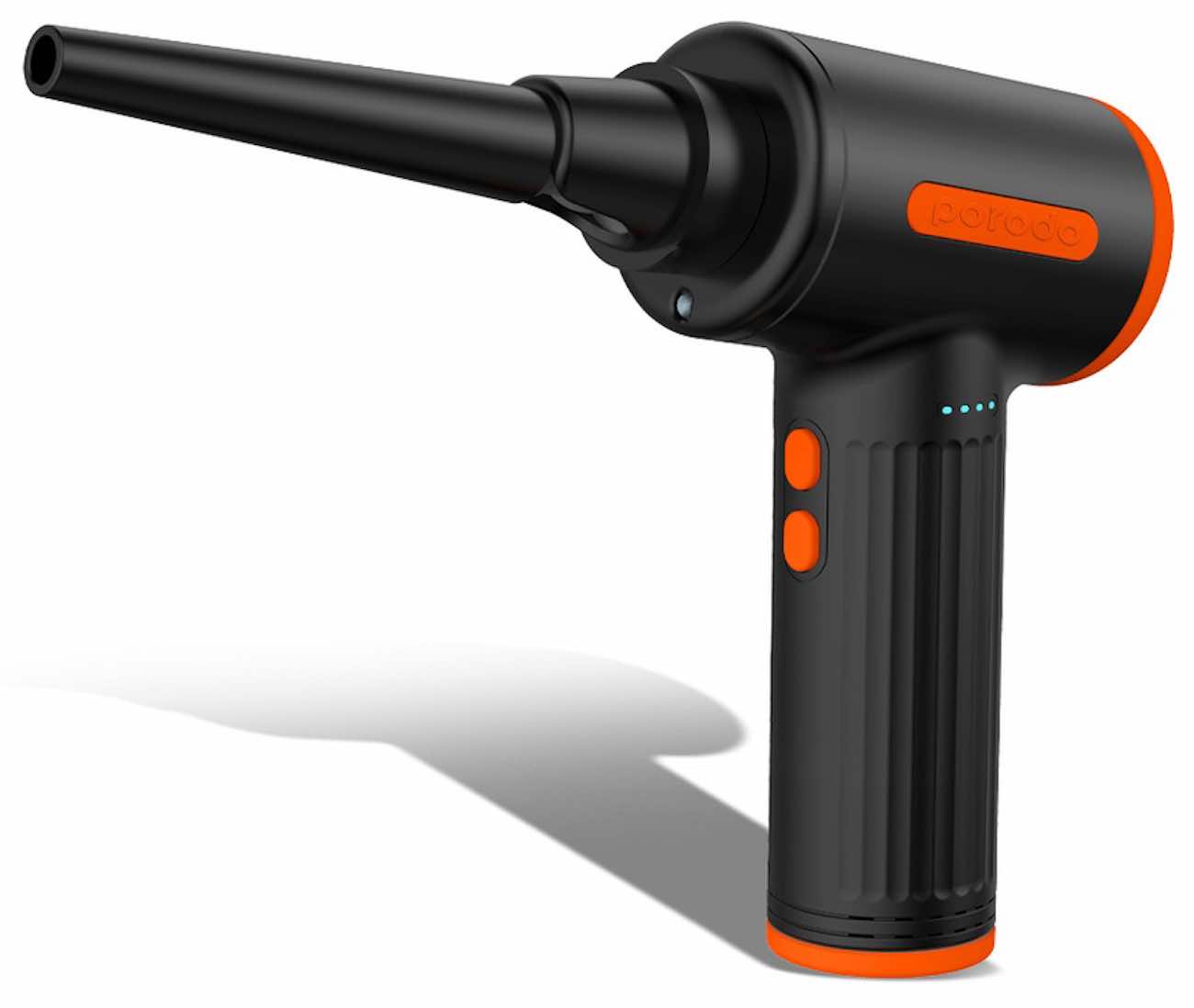 منفضة هواء كهربائية من بورودو / محرك خارق 90 الف RPM / تعمل بالبطارية / مع 4 رؤوس