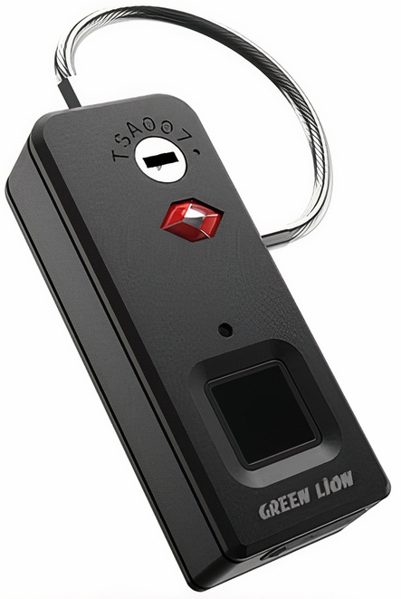 قفل ميني من جرين / يعمل بالبصمة / مقاوم للماء / مصنوع من المنيوم قوي