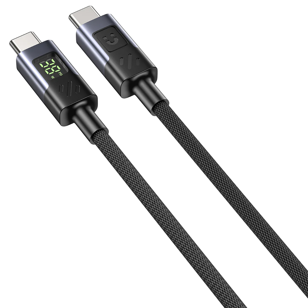Unitek USB-C to USB-C Cable / 60W Power Delivery / Built-in Display / 2 Meters