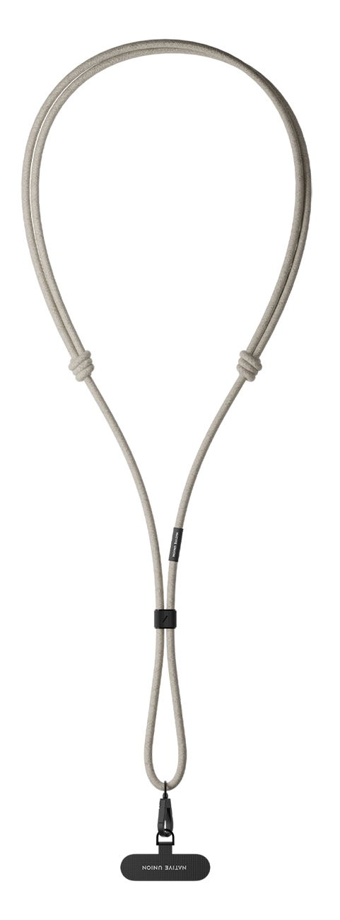 Native Union Crossbody Phone Strap / Adjustable Length / Durable Polyester / Sandstone